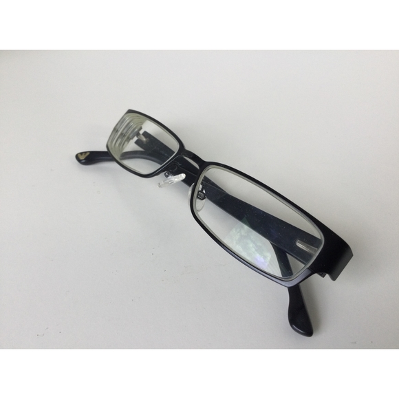 Giorgio Armani Rectangle Eyeglasses Designer Frame Black - Picture 9 of 10